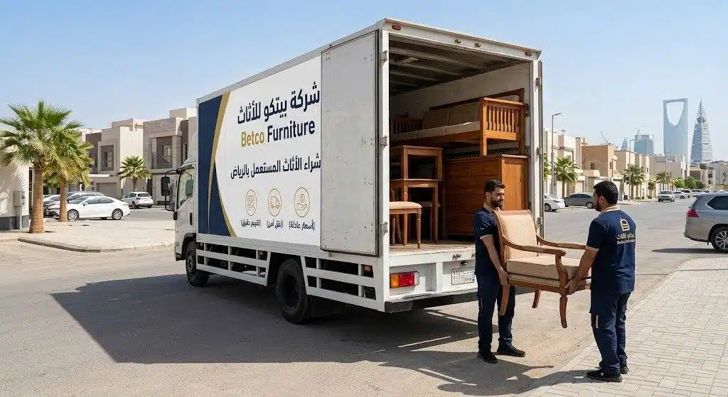 شراء اثاث مستعمل بالرياض — تقييم وفك ونقل الأثاث مع دفع كاش فوري